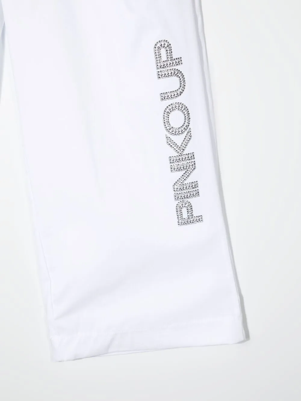 фото Pinko kids спортивные брюки с кристаллами