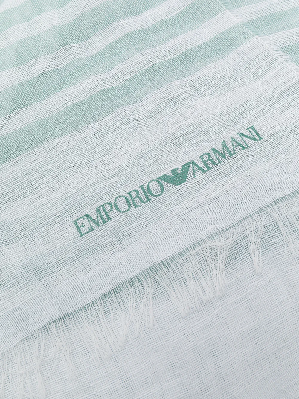 фото Emporio armani шарф в полоску