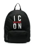 DSQUARED2 KIDS Icon-print backpack - Black