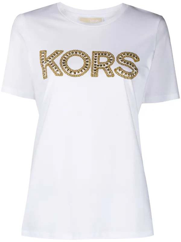 Michael Michael Kors white logo-print