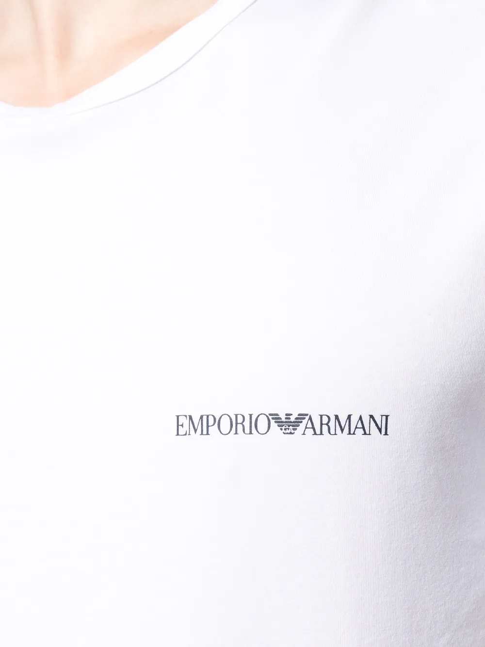 фото Emporio armani футболка с короткими рукавами и логотипом