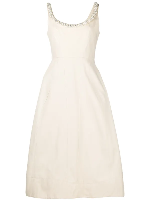 Simone Rocha pearl-embellished Structured Dress - Farfetch