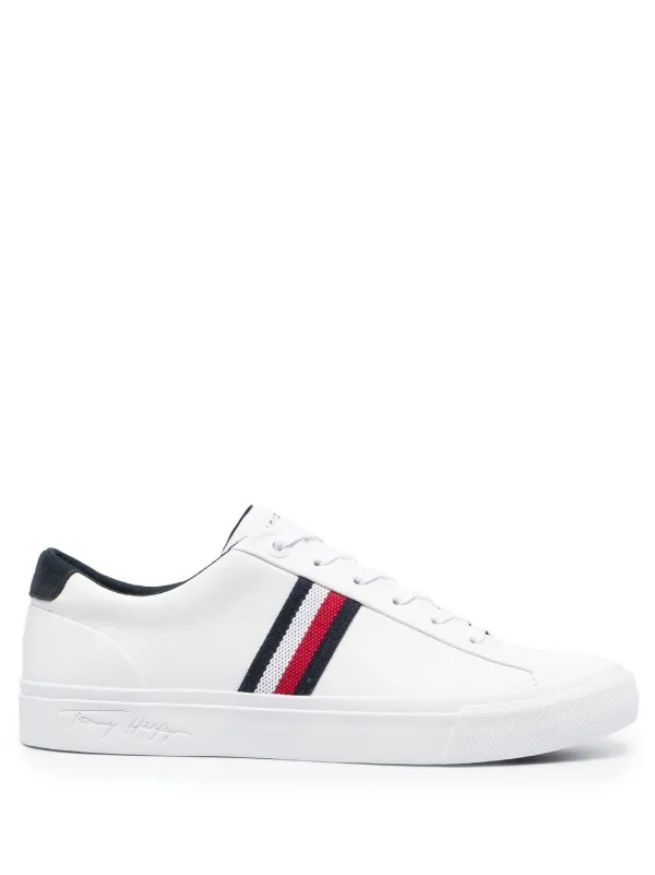 Shop Tommy Hilfiger side-stripe detail sneakers with Express Delivery -  FARFETCH