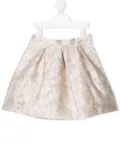 La Stupenderia Luce floral-print miniskirt - Neutrals