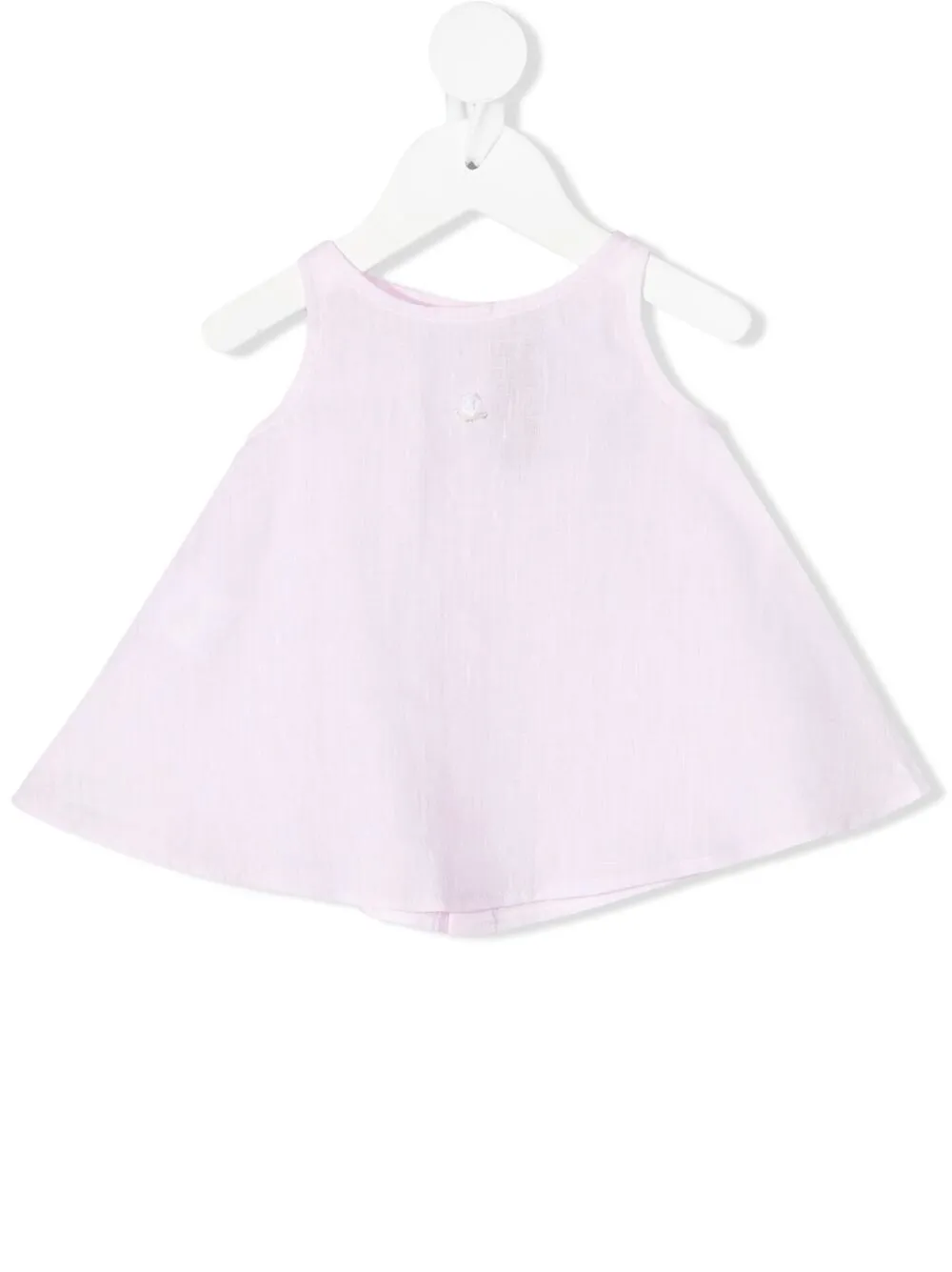 

La Stupenderia flared linen blouse - Pink