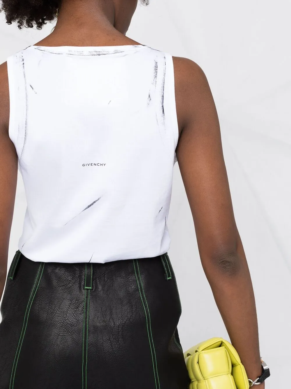 фото Givenchy топ с эффектом потертости