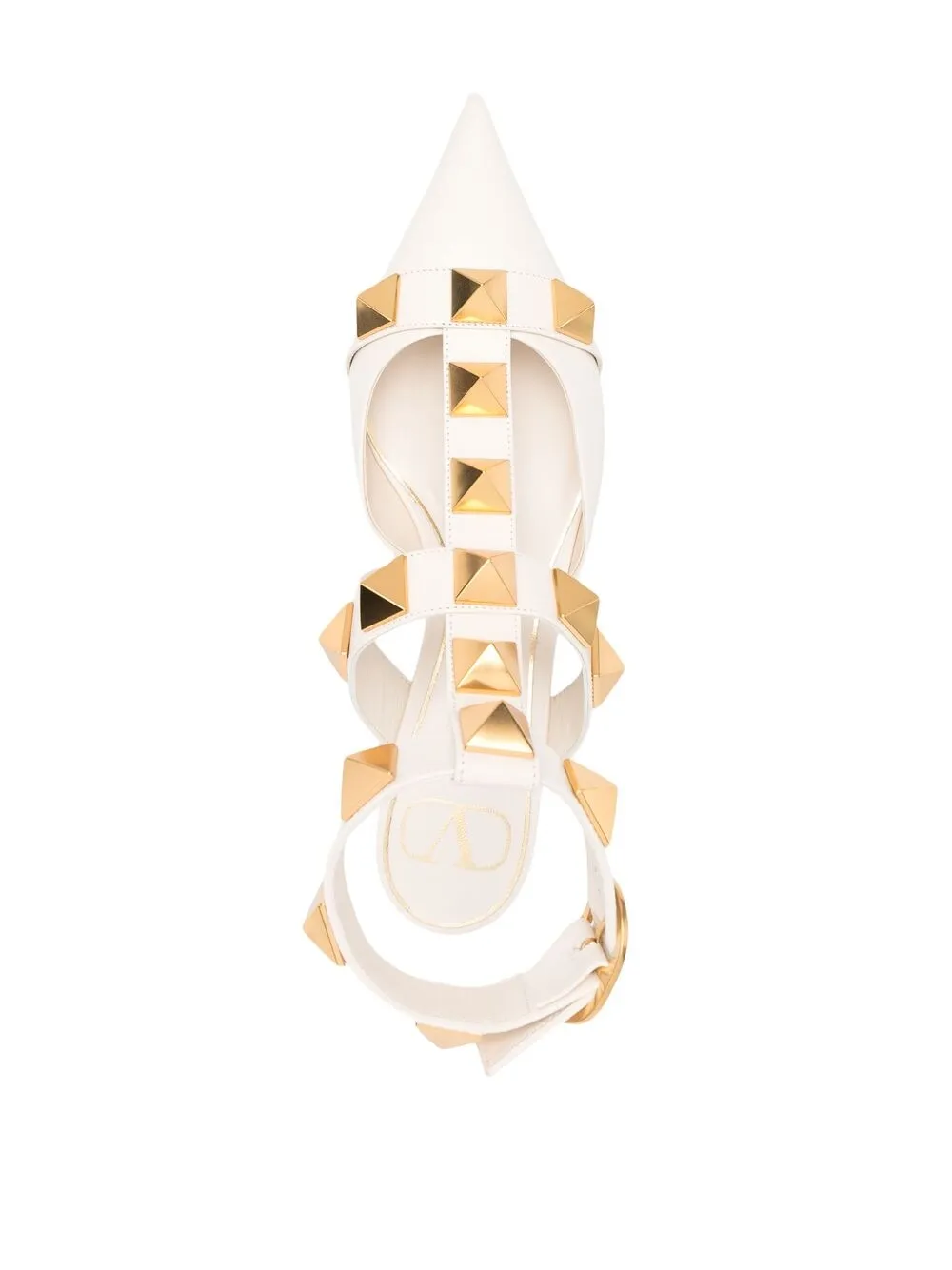 фото Valentino garavani туфли с заклепками и заостренным носком