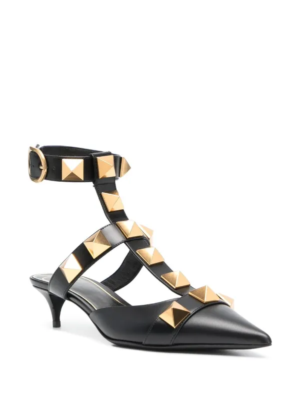 Valentino rockstud sale cage heels