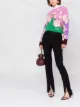 Image 2 of Valentino cropped floral embroidered jumper