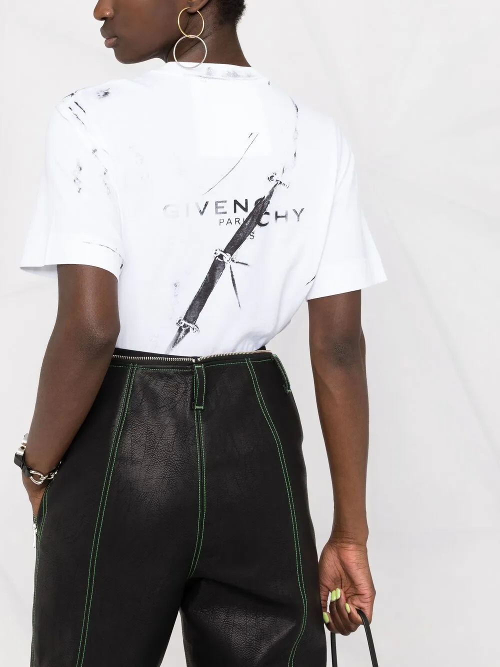 фото Givenchy футболка с графичным принтом