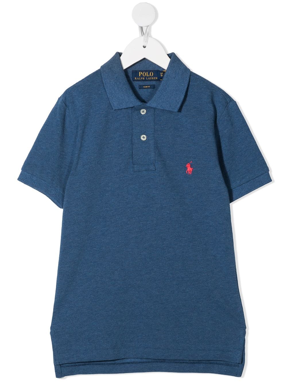 Ralph Lauren Kids' Logo-embroidered Polo Shirt In Blue