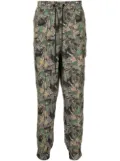 Iceberg graphic camouflage-print track pants - Brown