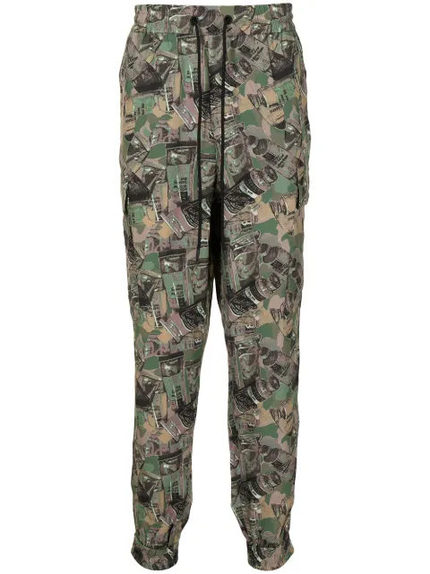 Iceberg graphic camouflage-print track pants