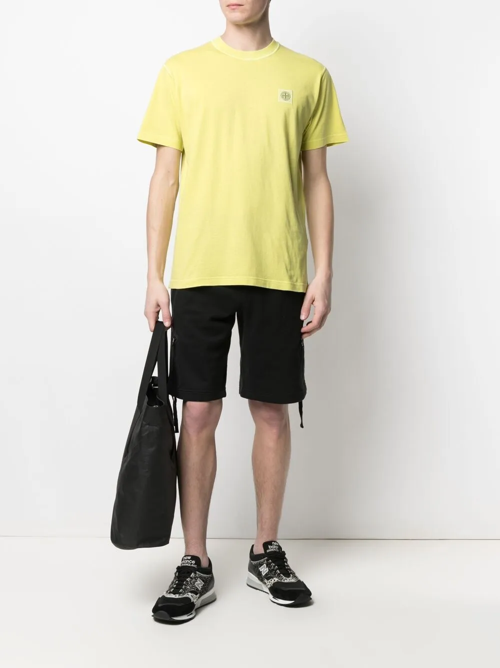 фото Stone island футболка с нашивкой-логотипом