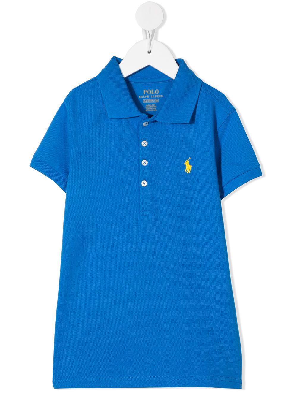 фото Ralph lauren kids рубашка поло с вышивкой polo pony