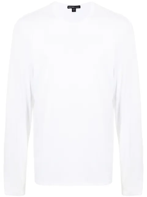 James Perse Luxe Lotus jersey crew neck top