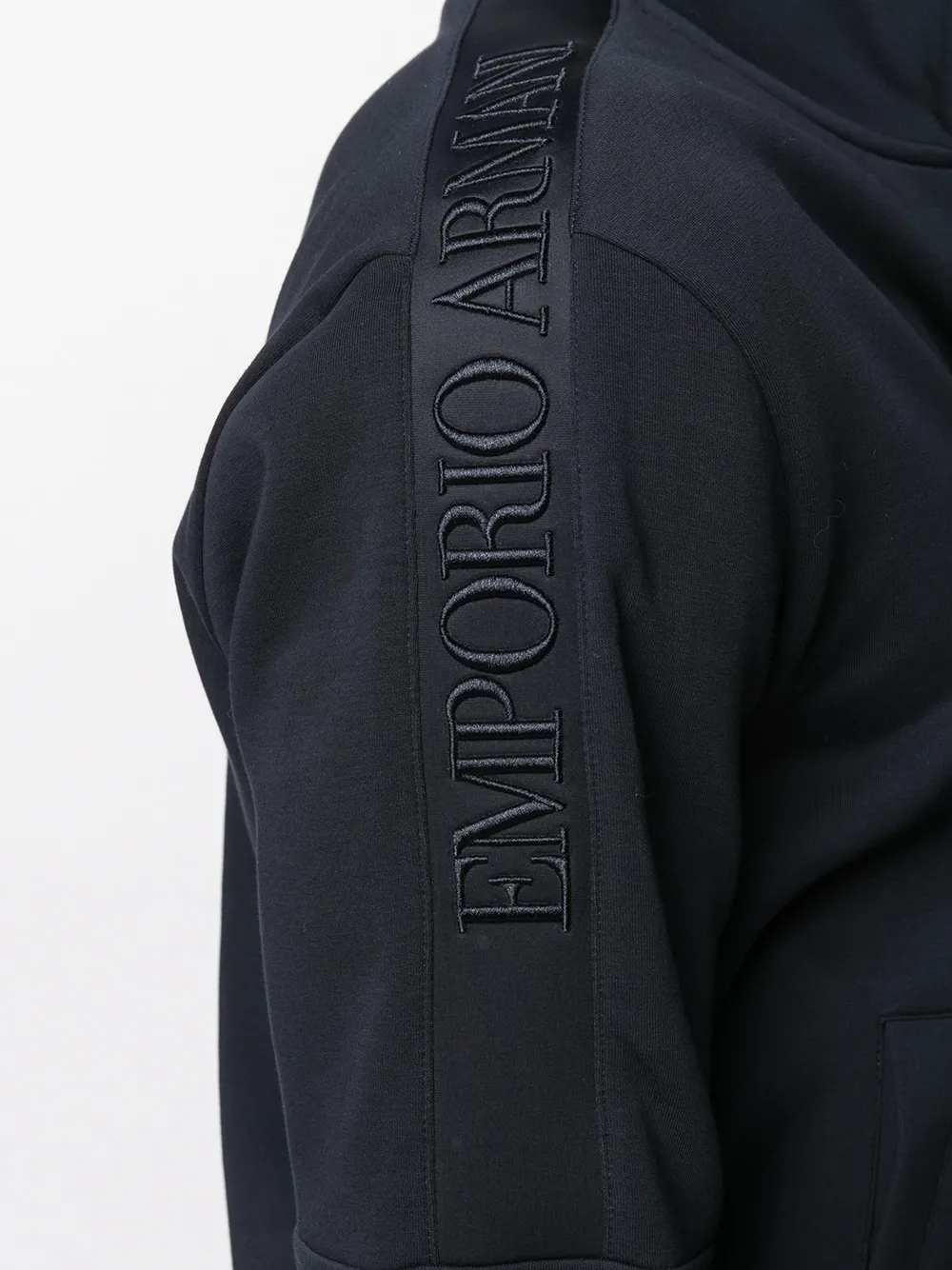 фото Emporio armani толстовка на молнии с высоким воротником