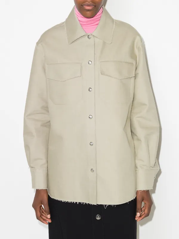 off white shirt jacket