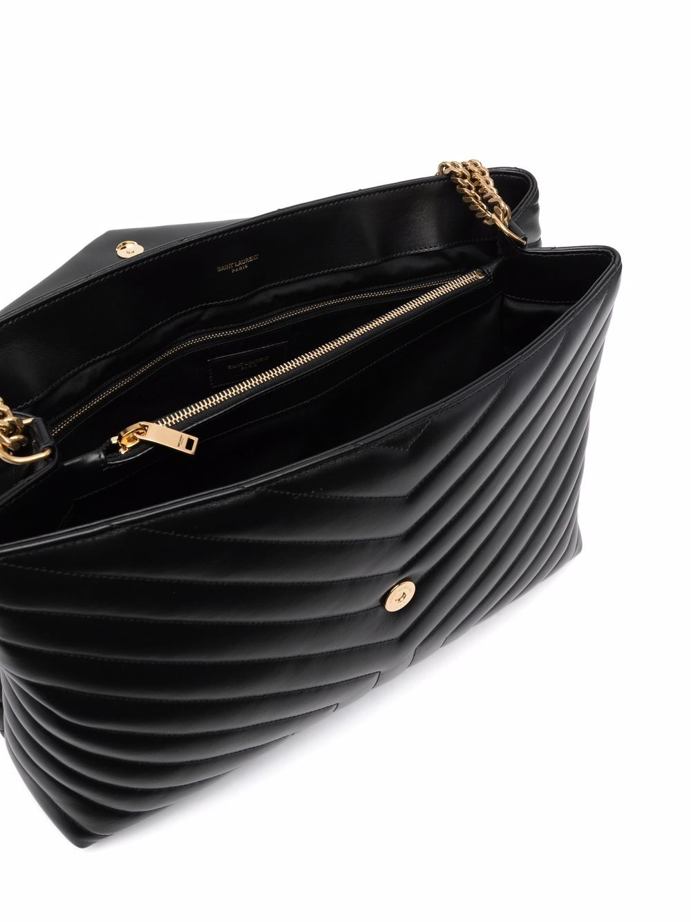 Saint Laurent Large Loulou Matelassé Leather Shoulder Bag