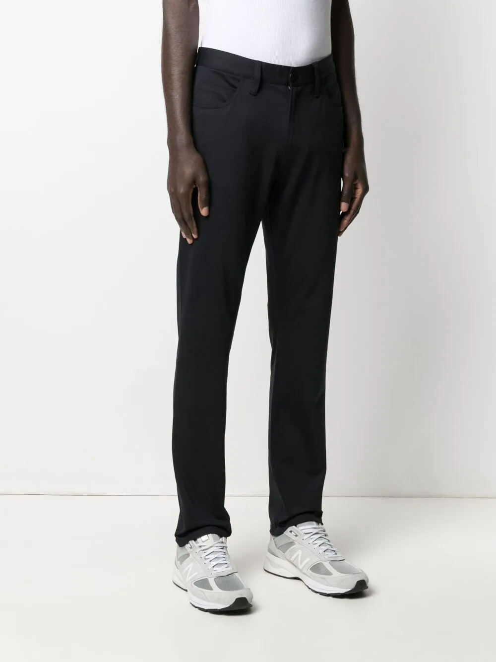 фото Emporio armani брюки прямого кроя с завышенной талией