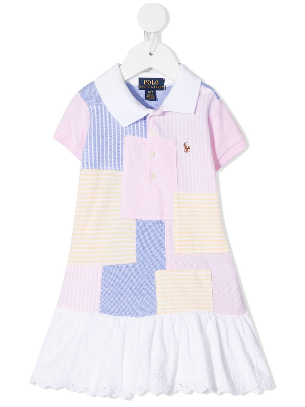 фото Ralph lauren kids платье мини с вышивкой polo pony