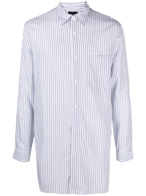Emporio Armani stripe print shirt