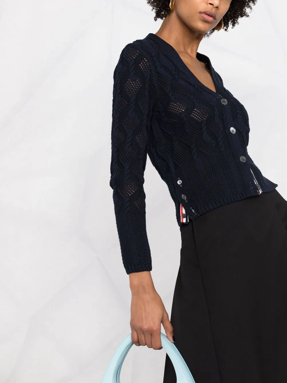 Thom Browne Gestreept vest Blauw