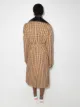 Wales Bonner Trench coat Kalimba com padronagem xadrez
