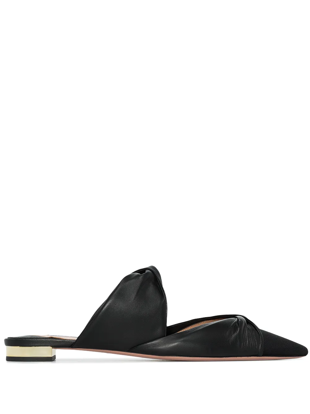 

Aquazzura twist detail 20mm mules - Black