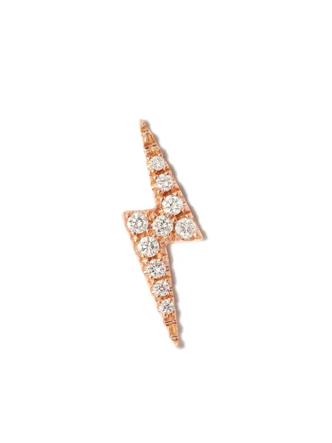 MARIA TASH arete Lightning Bolt en oro rosa de 18kt