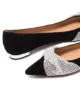 Image 2 of Aquazzura crystal twist suede ballerina shoes