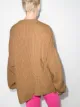 AMBUSH patchwork cable-knit jumper