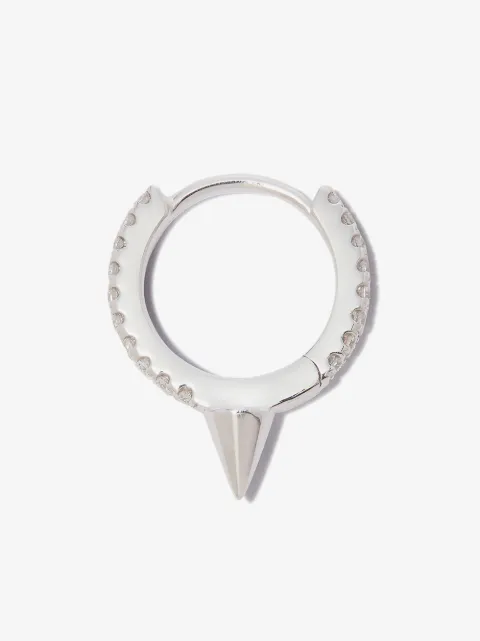 MARIA TASH Spike ダイヤモンド ピアス 18Kホワイトゴールド