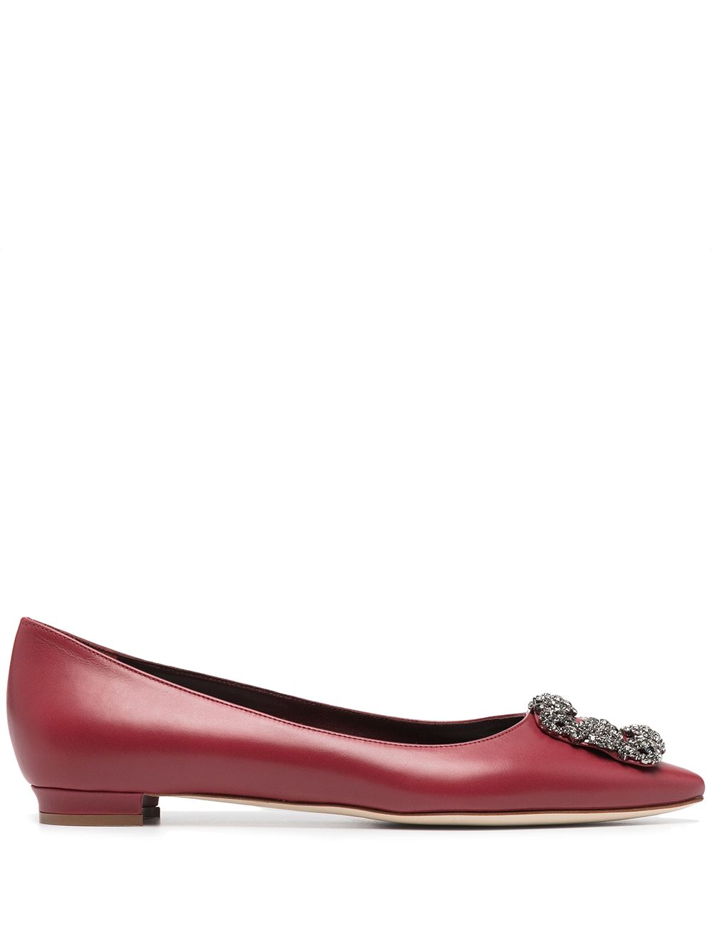 MANOLO BLAHNIK HANGISIFLAT BALLERINAS