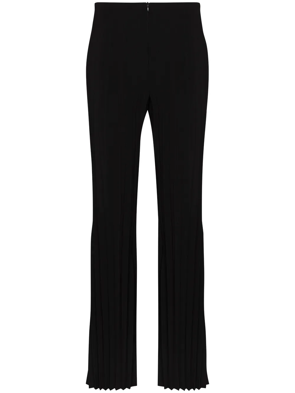 Image 1 of A.W.A.K.E. Mode pleated flare trousers