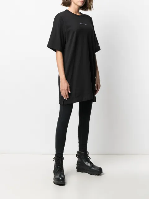 champion small script t shirt