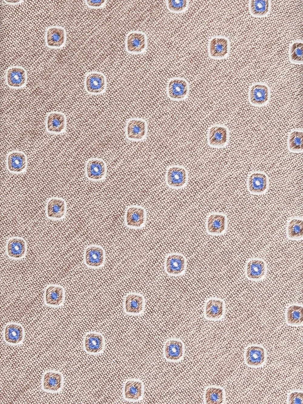 Barba Stropdas met abstracte print - Beige