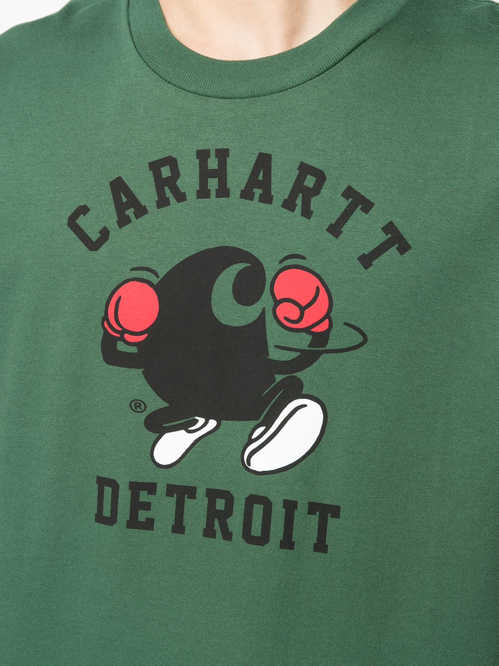 фото Carhartt wip футболка с принтом detroit