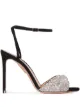 Imagem 1 de Aquazzura Sandália Twist com aplicações e salto 105mm