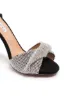 Aquazzura Sandália Twist com aplicações e salto 105mm