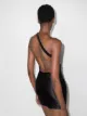 GAUGE81 Giza asymmetric minidress