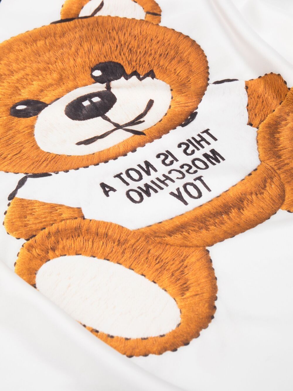 фото Moschino платок с принтом teddy bear