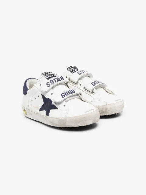 Golden Goose Kids سنيكر 'سوبر ستار' بدون رقبة