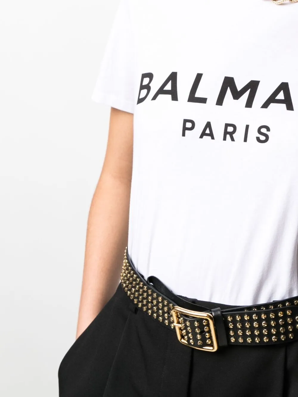 фото Balmain футболка с логотипом