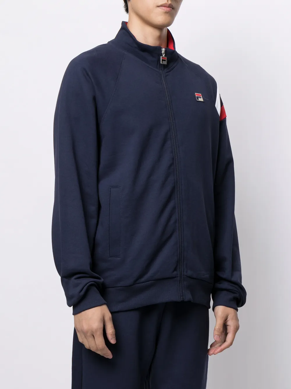 фото Fila спортивная куртка с нашивкой-логотипом