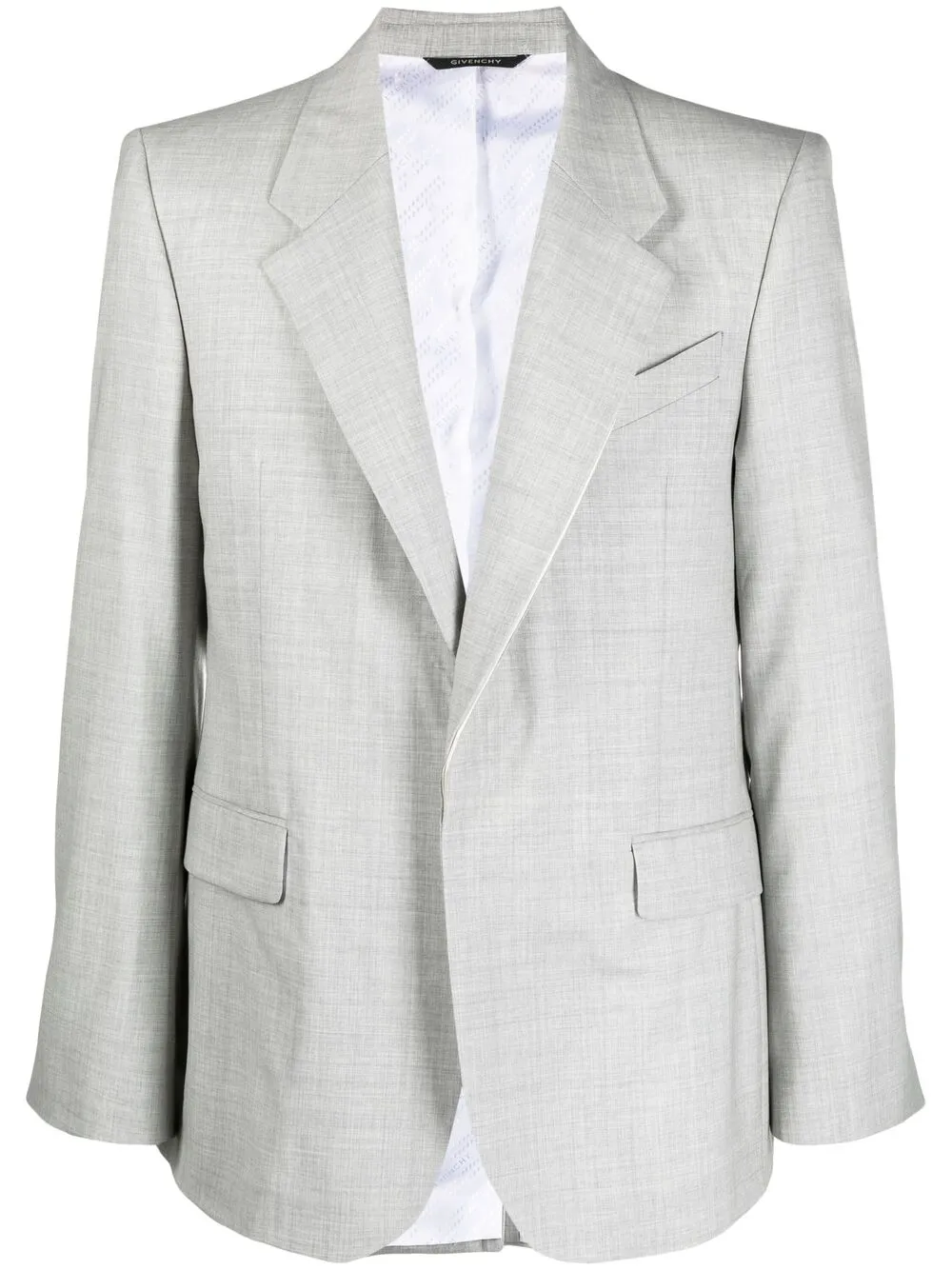 

Givenchy chamarra con ribete en contraste - Gris