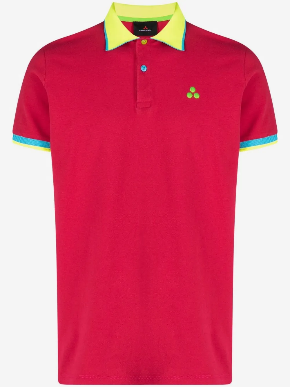 Peuterey colour-block polo shirt | Red | Image 1