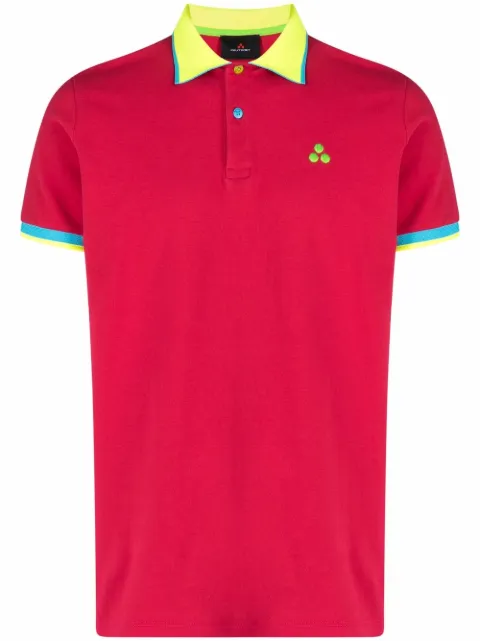 Peuterey playera tipo polo con diseño color block