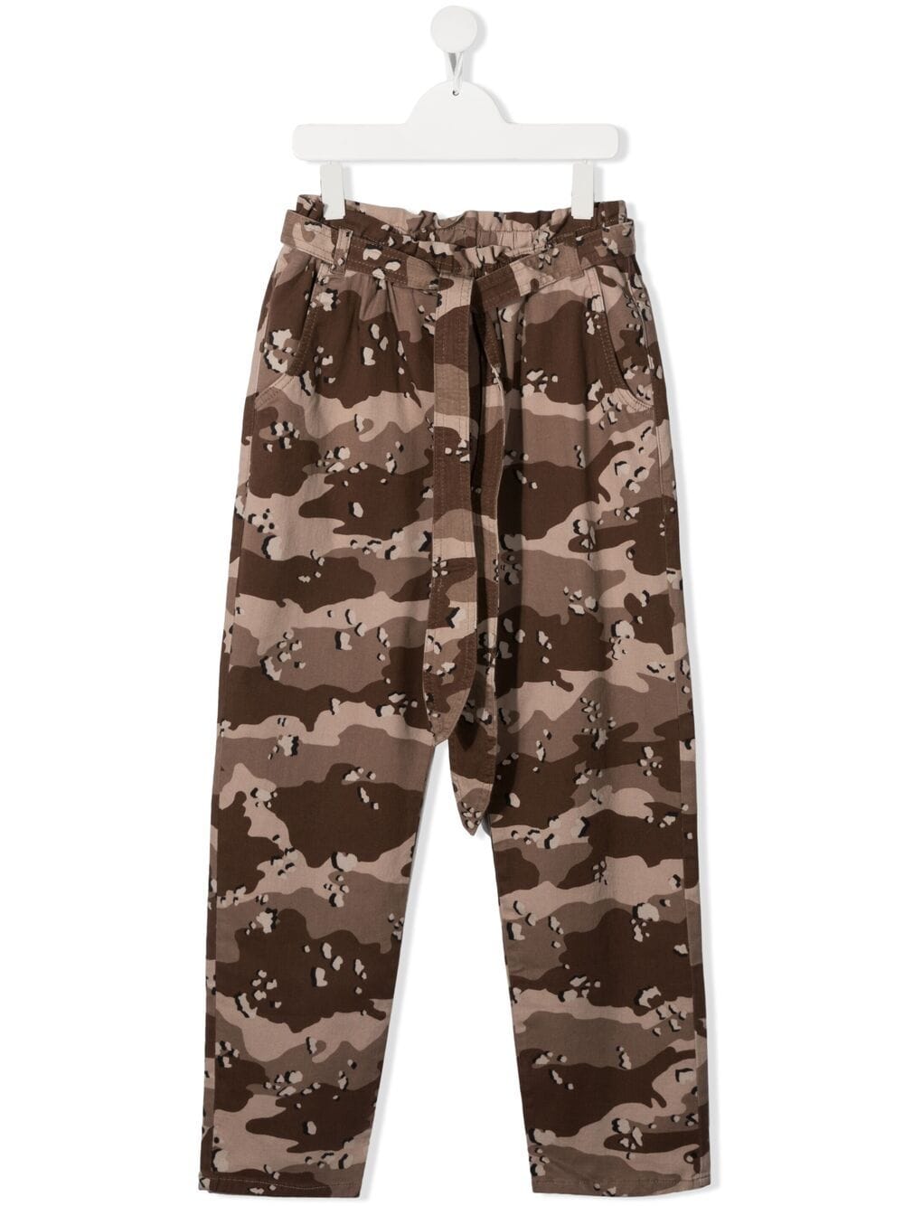 DOUUOD TEEN CAMOUFLAGE-PRINT TROUSERS