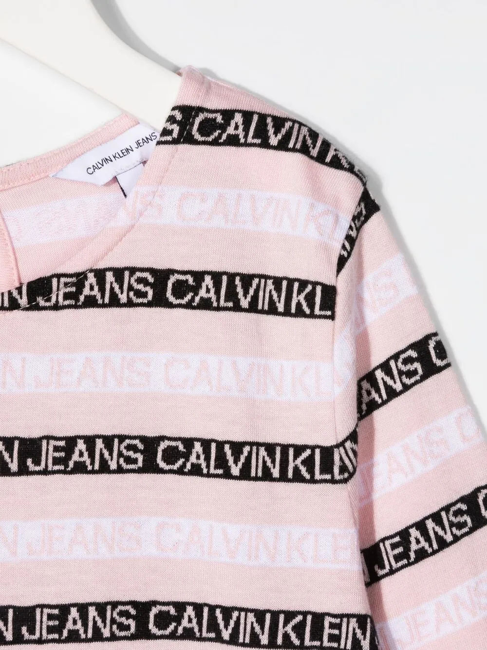 фото Calvin klein kids платье в полоску с логотипом